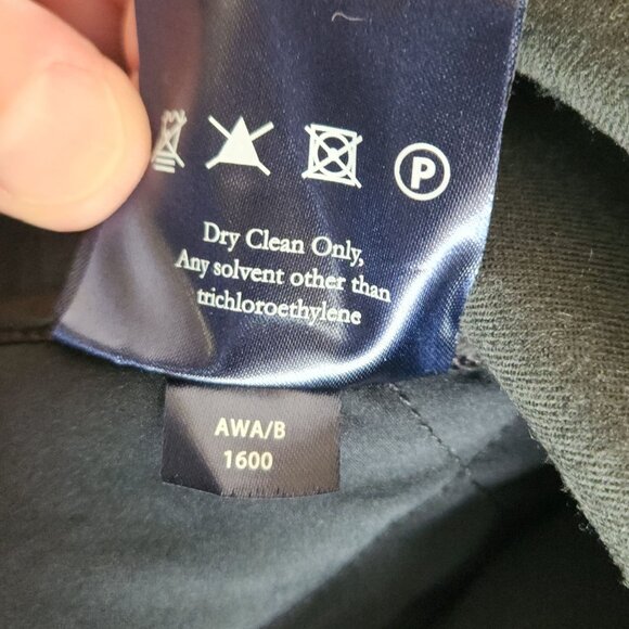 Fisher + Baker Men's Birmingham CPO Jacket Slate Wool Blend Medium - Picture 8 of 13